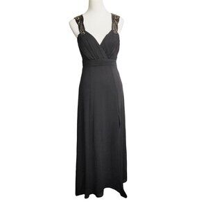 LIPSY VIP Black Evening Dress Gown Women Size XS